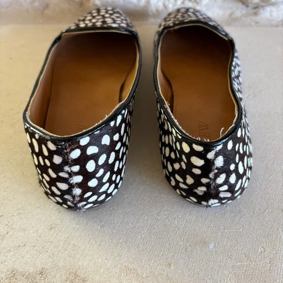 J. Crew Cora Calf Hair Loafers Flats Driving Driving Moccasins - Picture 6 of 8